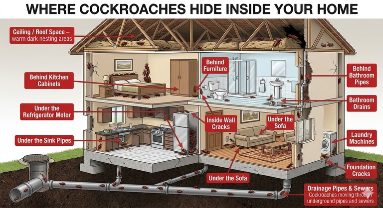 Cockroach Treatment in Runda: Odorless, Child-Safe Fumigation for Hidden Infestations