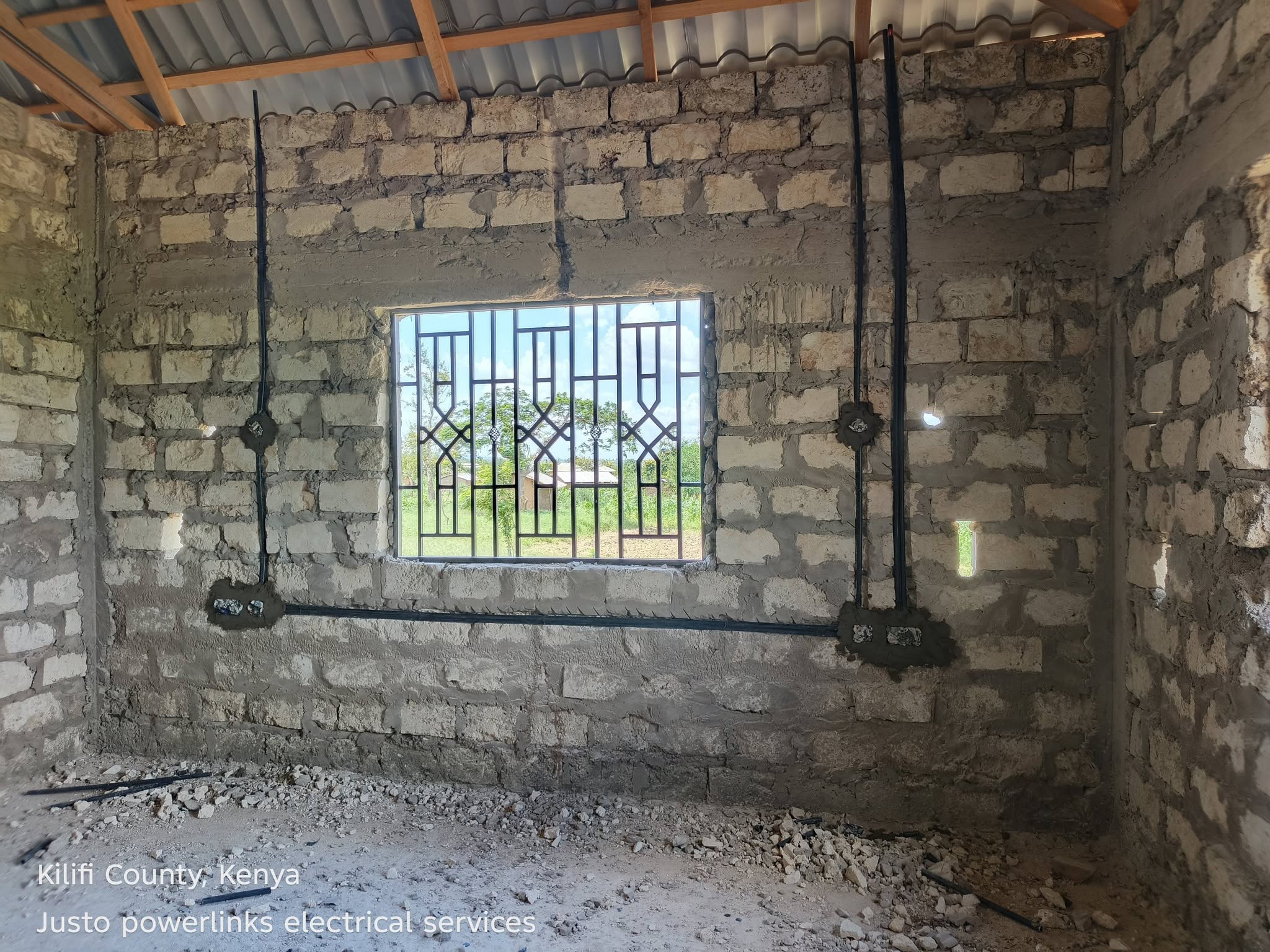 Electrical Piping and First Fix Electrical Installation Project in Kilifi County