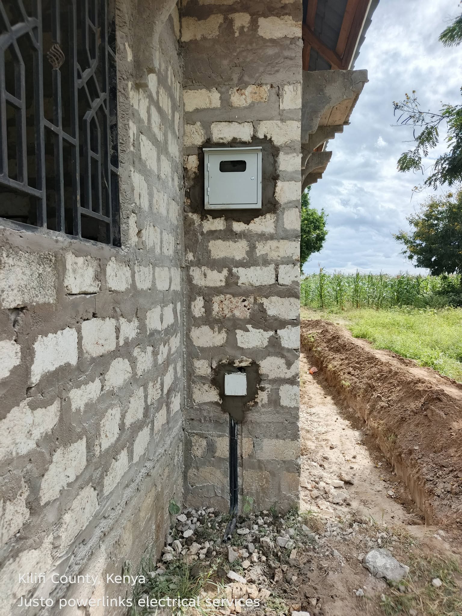 Electrical Piping and First Fix Electrical Installation Project in Kilifi County